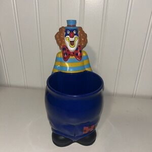 VINTAGE RINGLING BROS. BARNUM & BAILEY CIRCUS CLOWN PENCIL HOLDER-READ